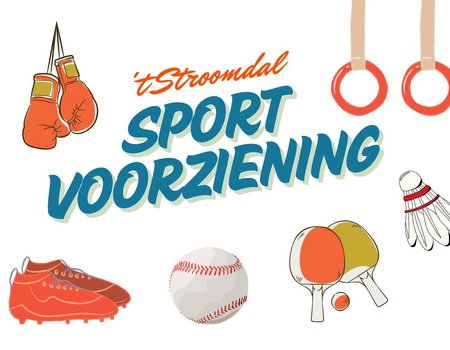 sportplaatjes met tekst 't Stroomdal sportvoorziening